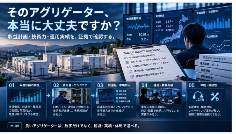 そのアグリゲーター、本当に大丈夫ですか？――収益計画・技術力・運用実績を証拠で確認する5つの観点